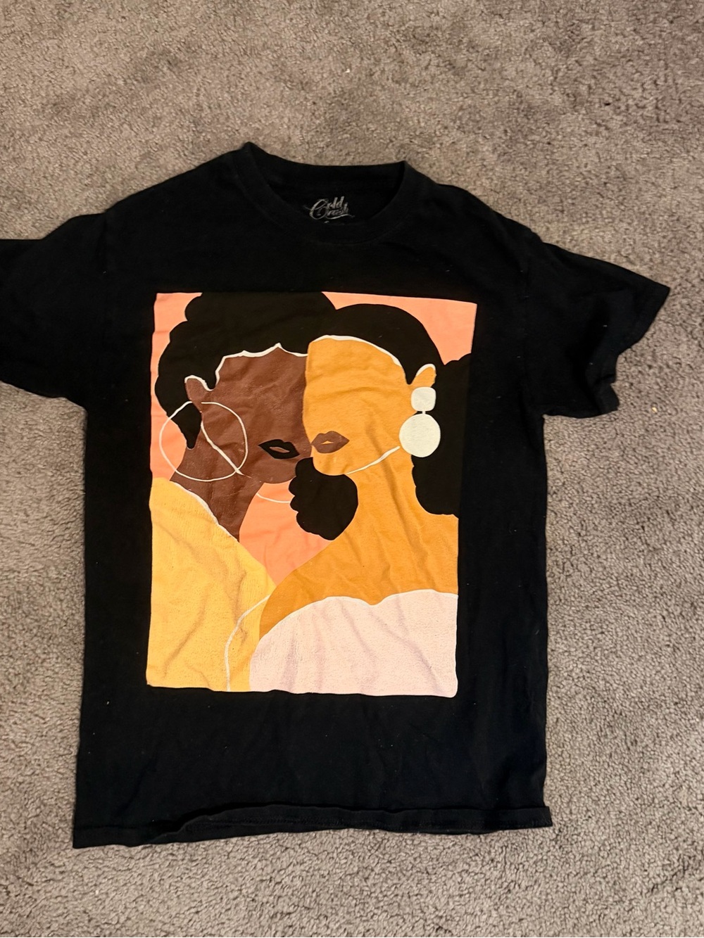 Gold Rush black graphic tee size small